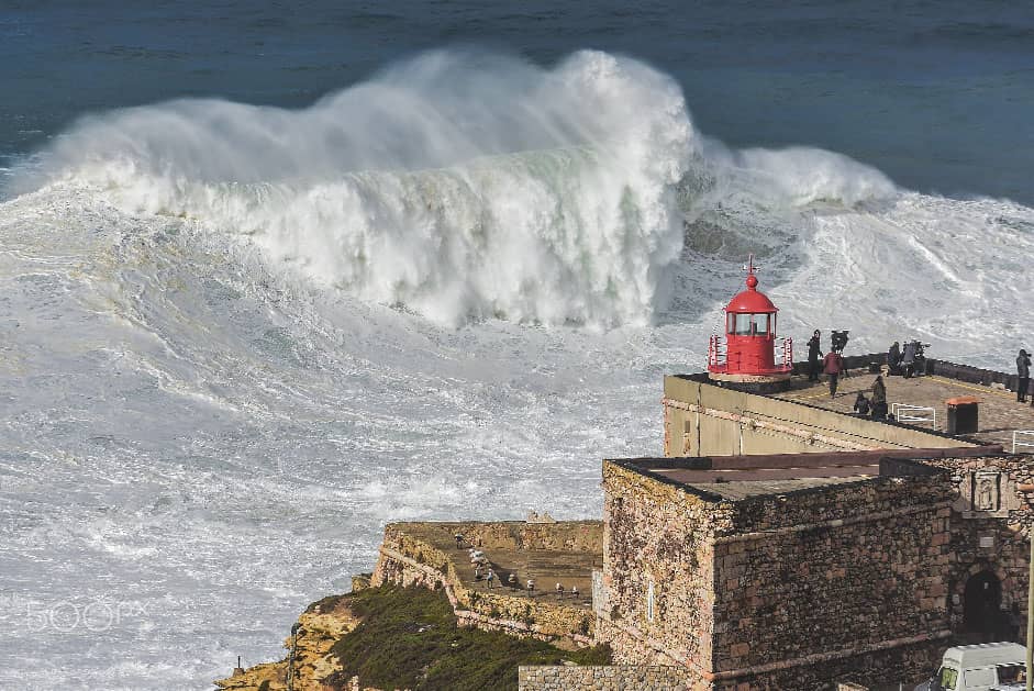 Ruta en camper por Portugal Nazaré caravaning plaza