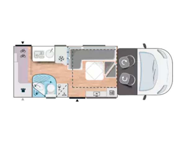 plano autocaravana 240 challenger