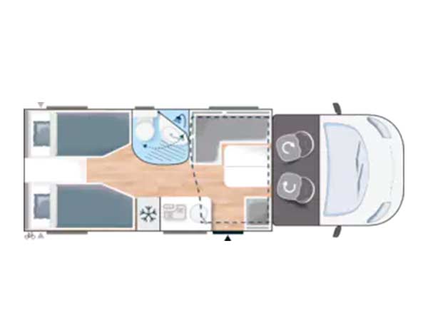 plano autocaravana challenger 287