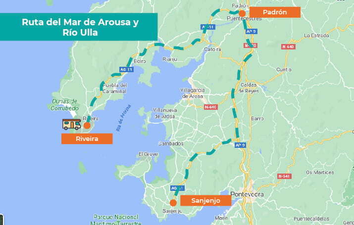 Ruta del mar de Arousa y Río Ulloa