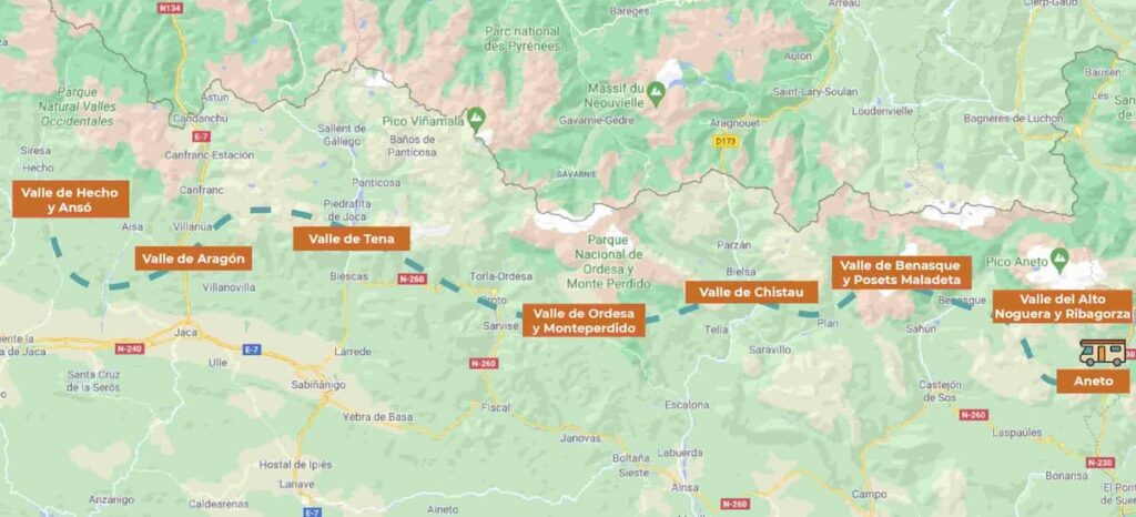 Ruta por los Pirineos aragonenes