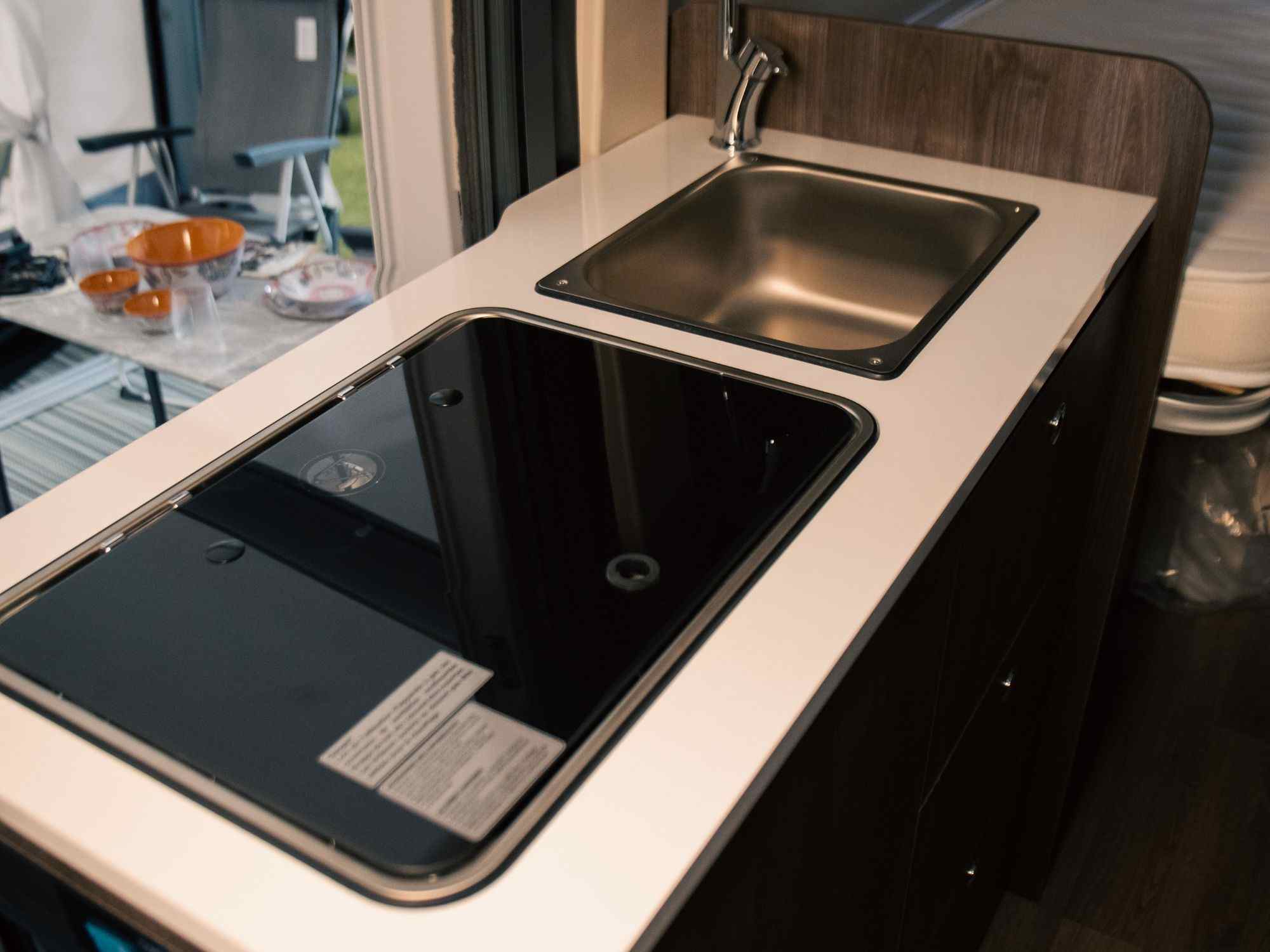 cocina cerrada camper